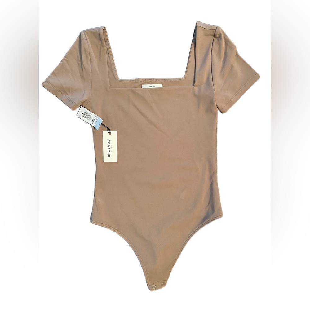 Aritzia Babaton Contour Squareneck Short-sleeve Bodysuit - Size S